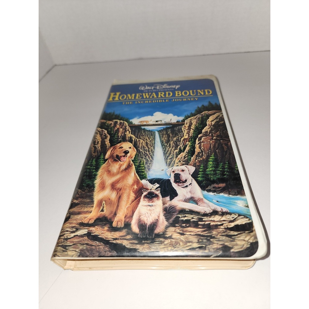 Homeward Bound: The Incredible Journey VHS Walt Disney's Clamshell